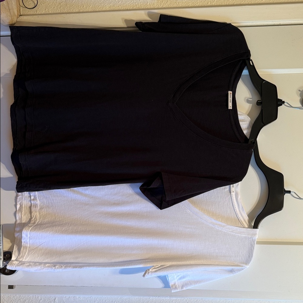 Marine Layer Black and White T-Shirt Set - Picture 2 of 6